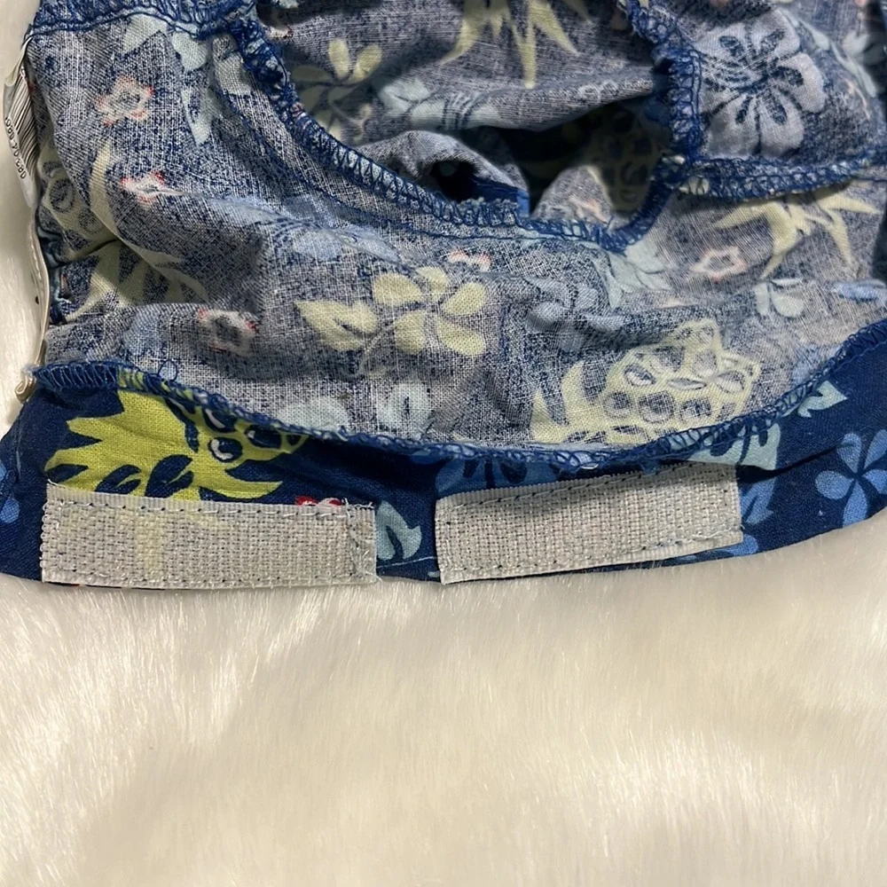 Boots & Barkley Canine Hawaiian Cotton Shirt with Lei Collar S